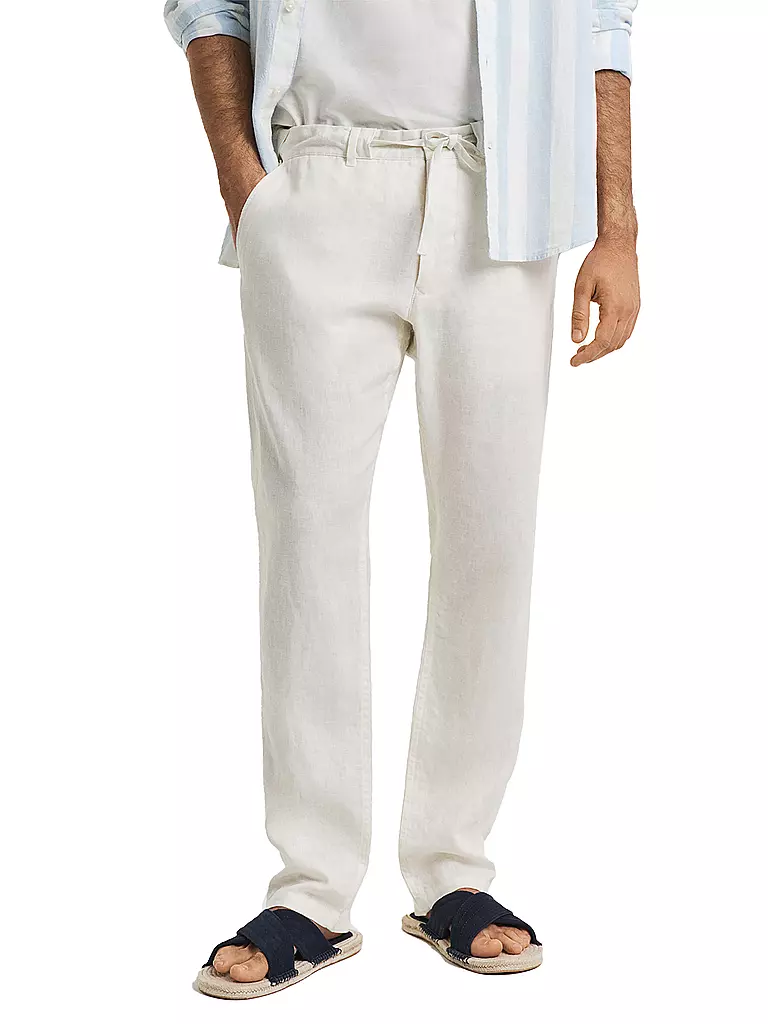GANT | Leinenchino | dunkelblau