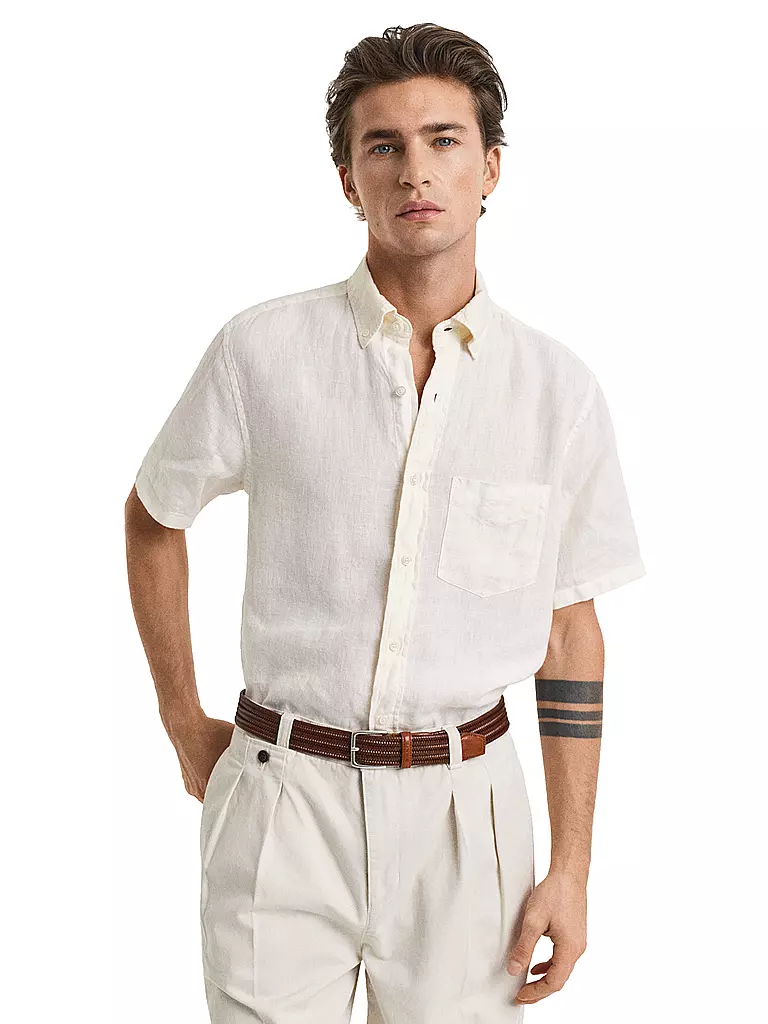 GANT | Leinenhemd Regular Fit | blau