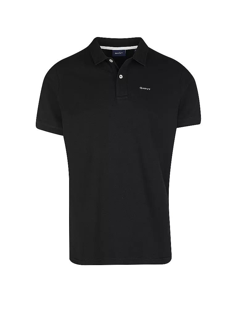 GANT | Poloshirt Regular Fit | schwarz