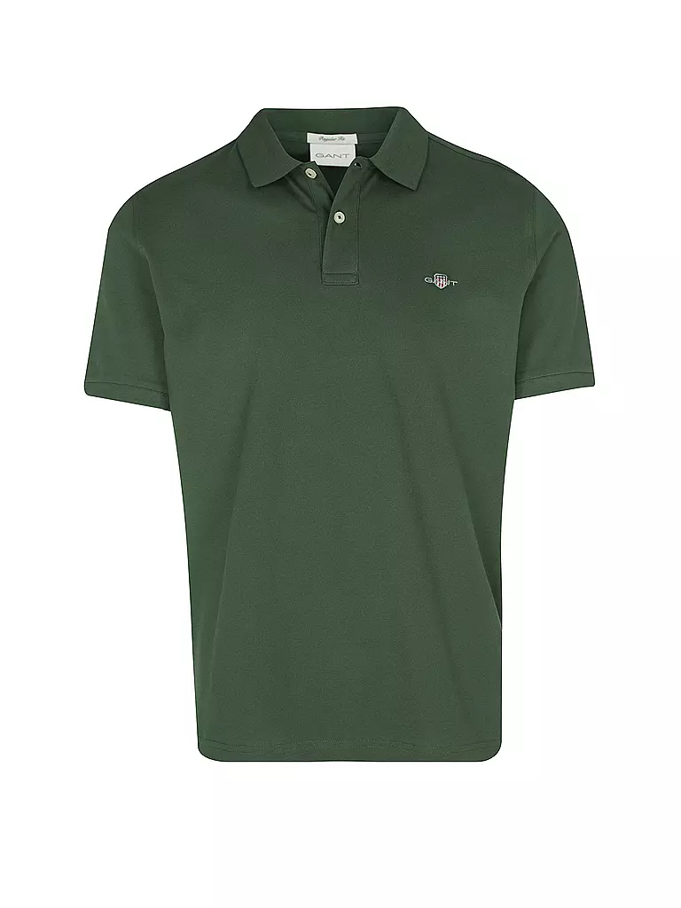 GANT | Poloshirt Regular Fit | dunkelgrün