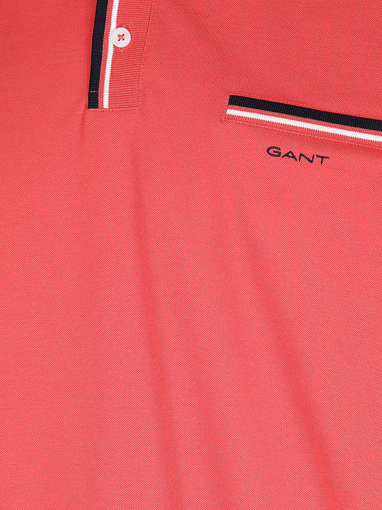 GANT | Poloshirt TIPPING | koralle