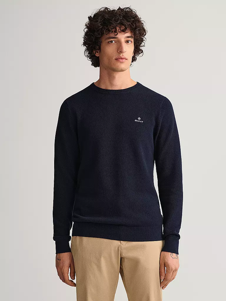 GANT | Pullover Regular Fit  | blau