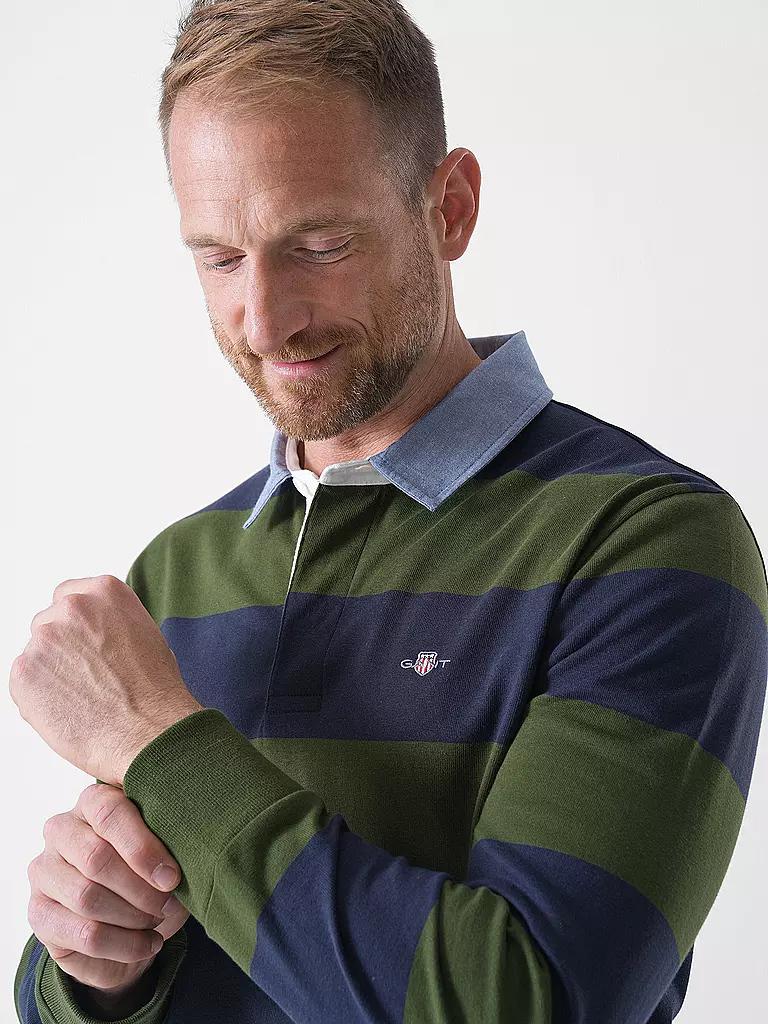 GANT | Rugbyshirt | dunkelrot
