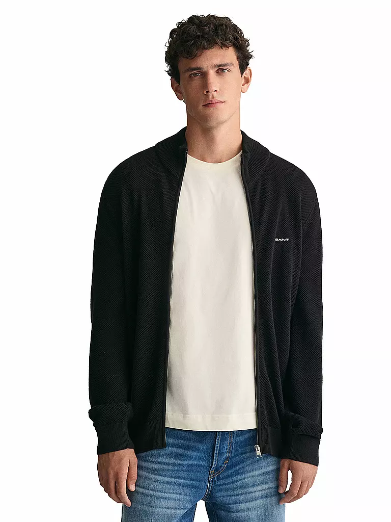 GANT | Strickjacke | schwarz