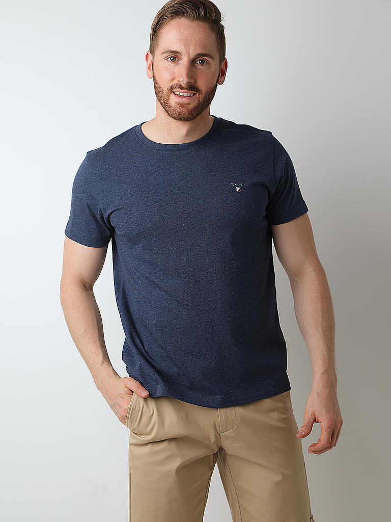 GANT | T Shirt Regular Fit  | blau