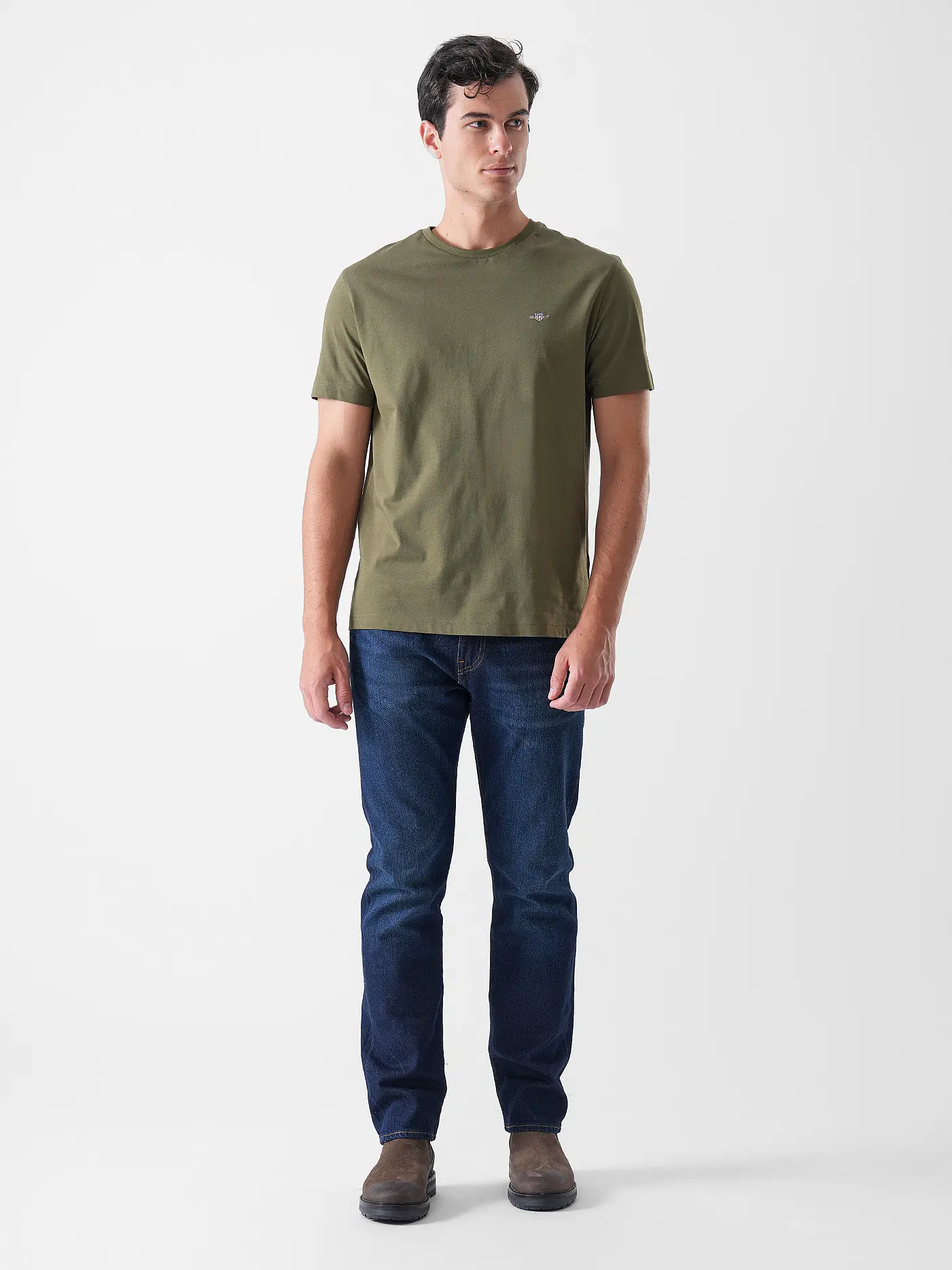 GANT | T-Shirt Regular Fit | dunkelgrün
