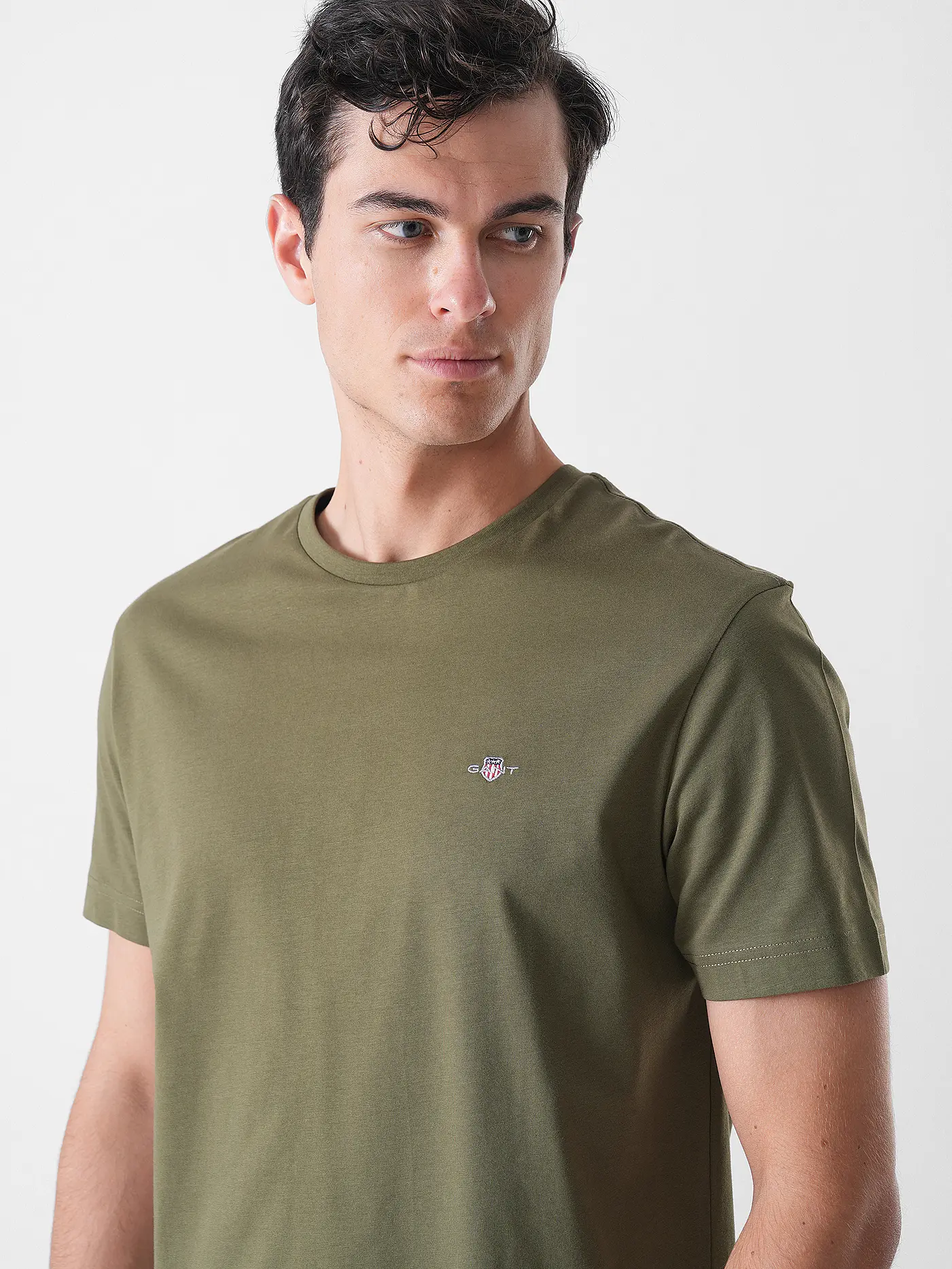 GANT | T-Shirt Regular Fit | dunkelgrün