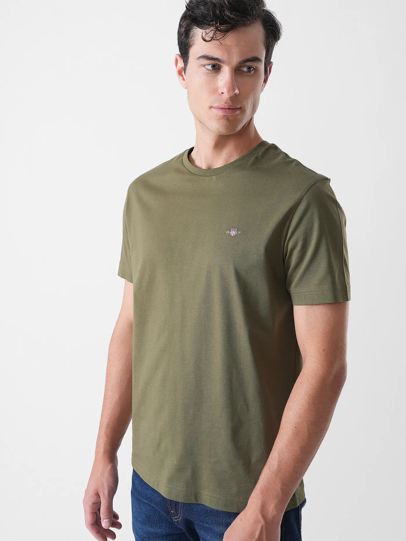 GANT | T-Shirt Regular Fit | dunkelgrün