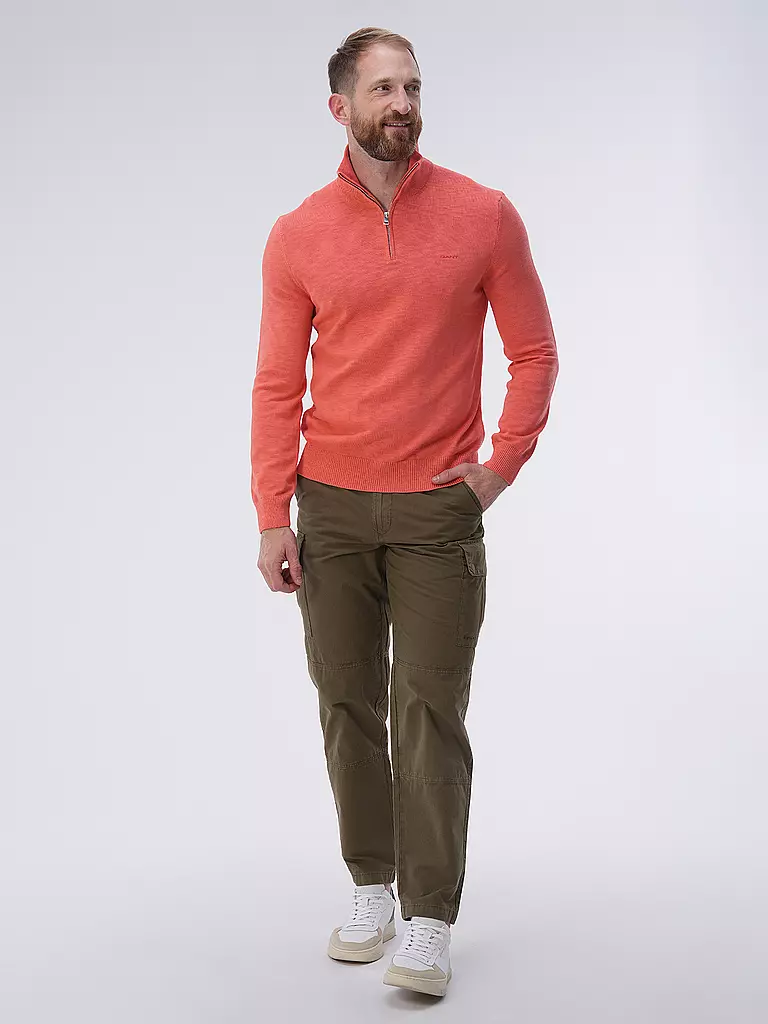 GANT | Troyer Pullover  | pink