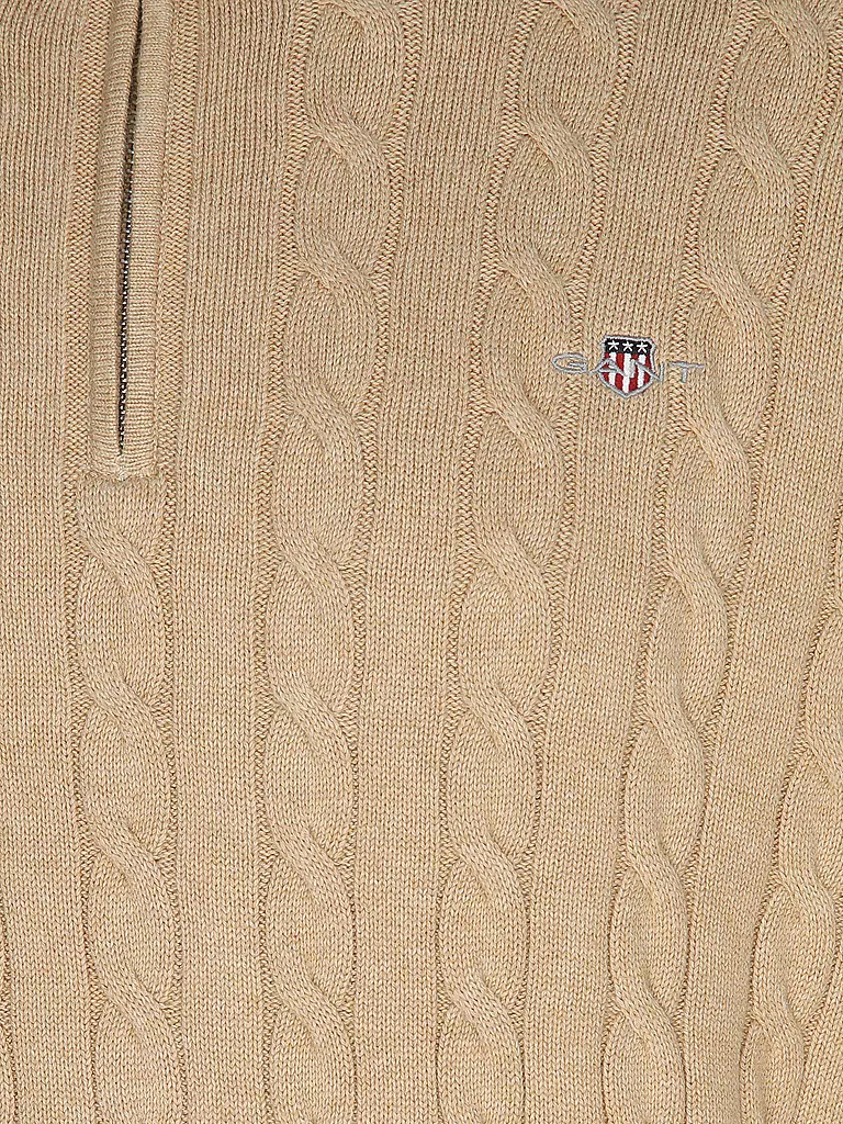 GANT | Troyer Pullover  | beige