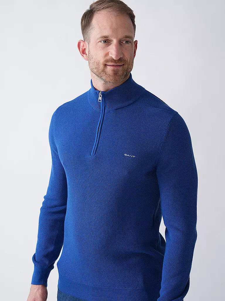 GANT | Troyer Pullover | dunkelblau