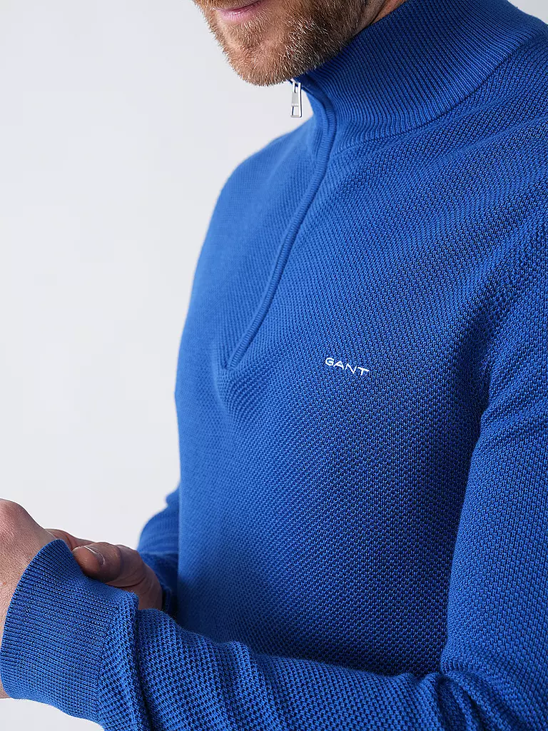 GANT | Troyer Pullover | dunkelblau