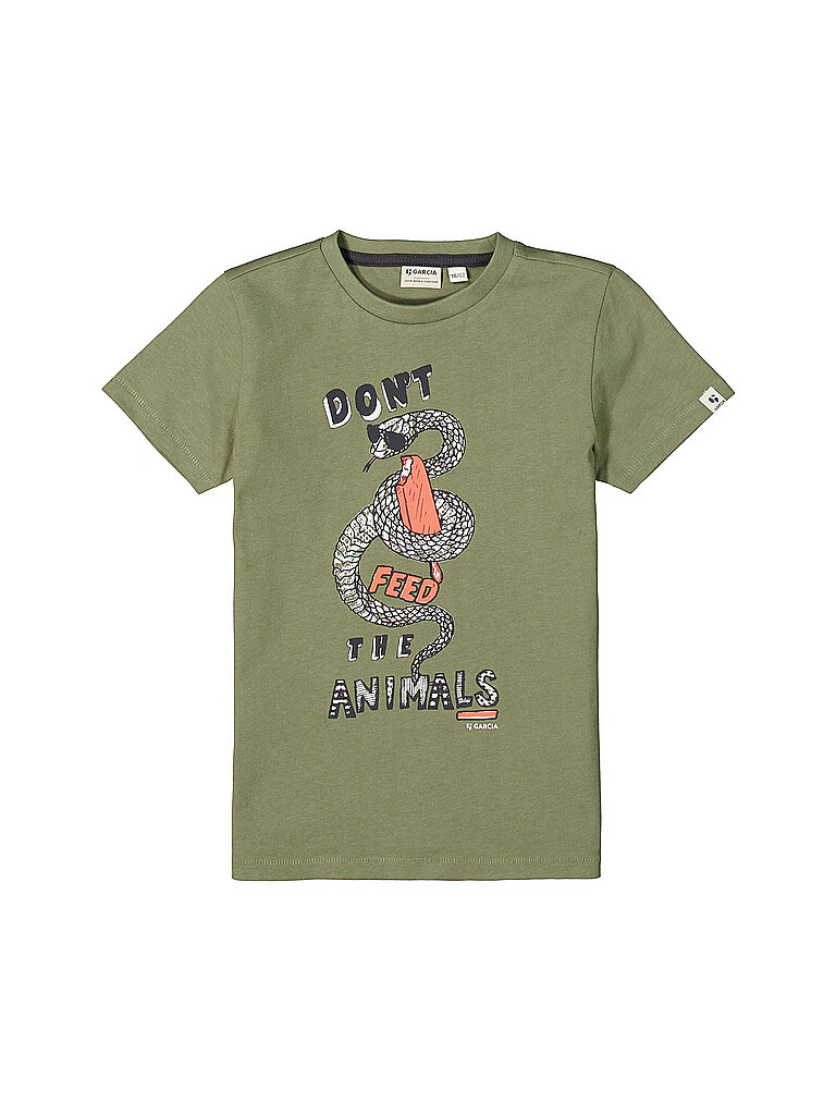 GARCIA Jungen T-Shirt olive | 128-134