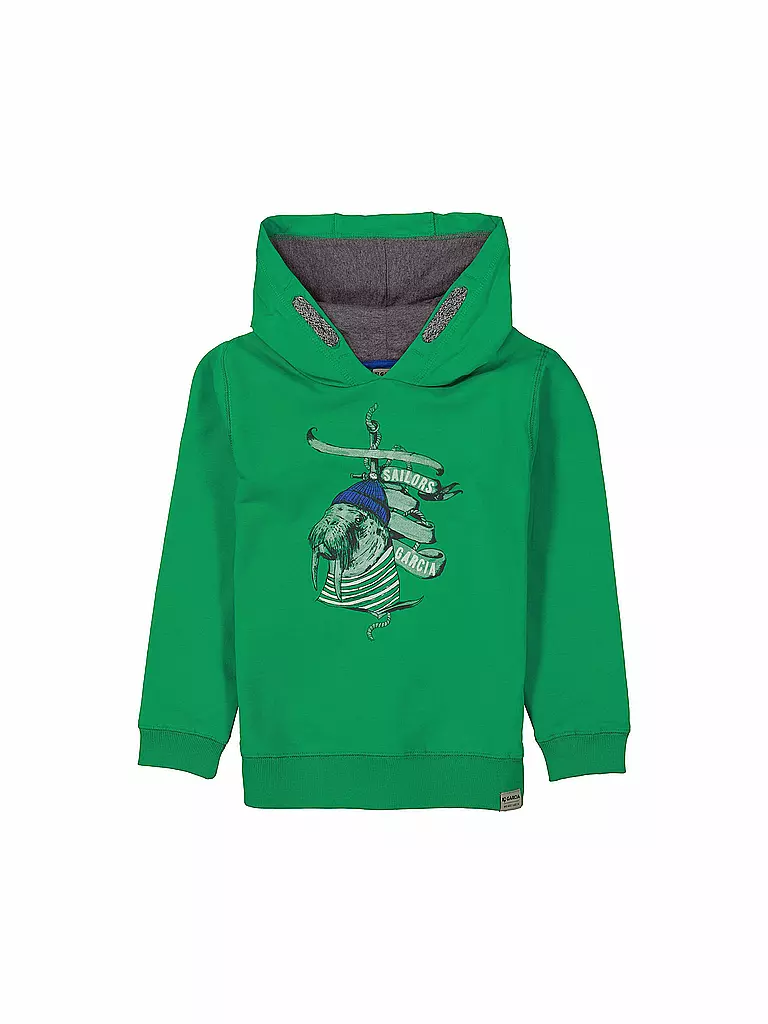 Jungen grün - Hoodie Kapuzensweater GARCIA