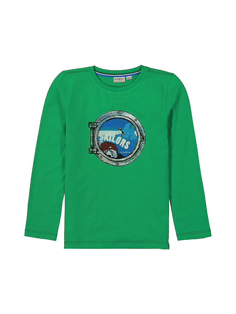 GARCIA Jungen Langarmshirt grün