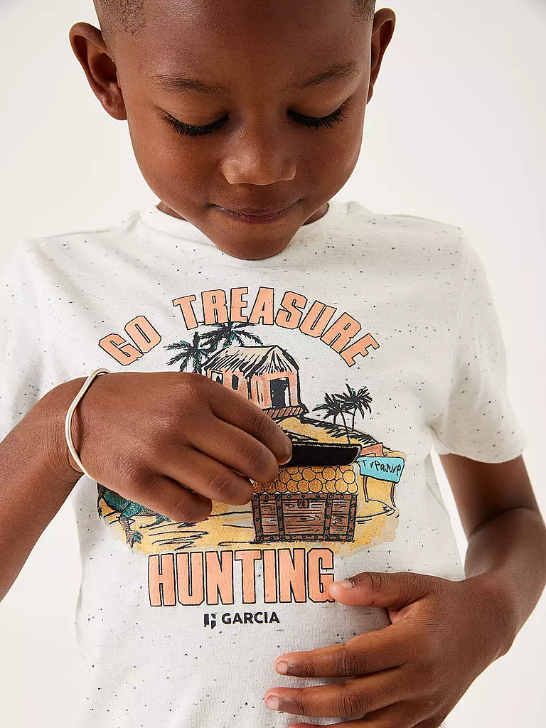 GARCIA | Jungen T-Shirt | Weiss