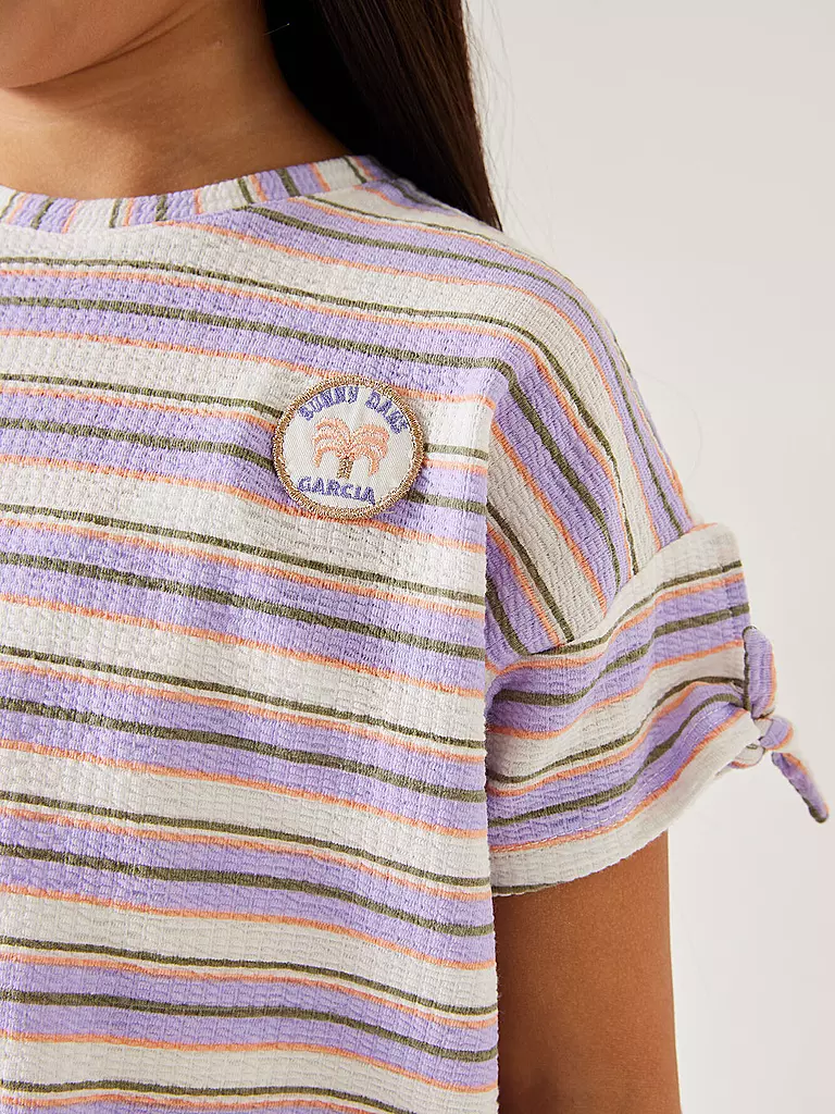 Garcia T-Shirt à Manches Longues Fille - Confortable Et Élégant, Composition Douce, Idéal Quotidien