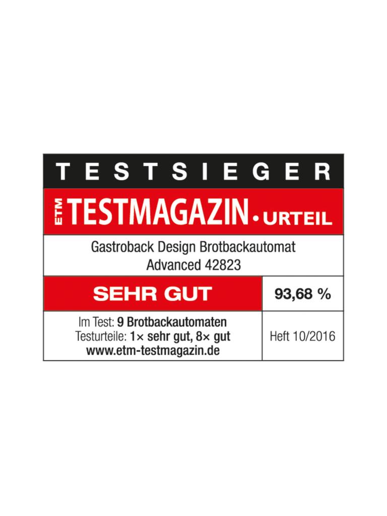 GASTROBACK | Design Brotbackautomat Advanced 42823 | silber