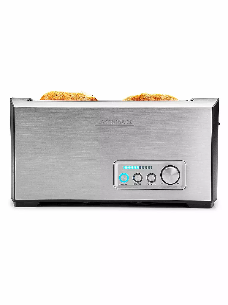 GASTROBACK | Design Toaster Pro 4 Scheiben 42398 | silber