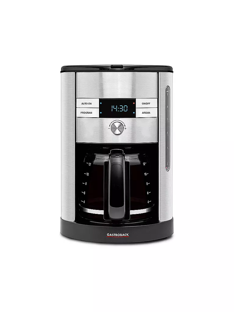 GASTROBACK | Kaffeemaschine Design Aroma Pro 12 Tassen 42704 | silber