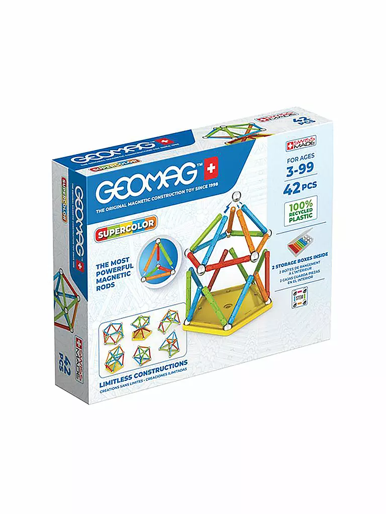 GEOMAG | Supercolor Recycled 42tlg | keine Farbe