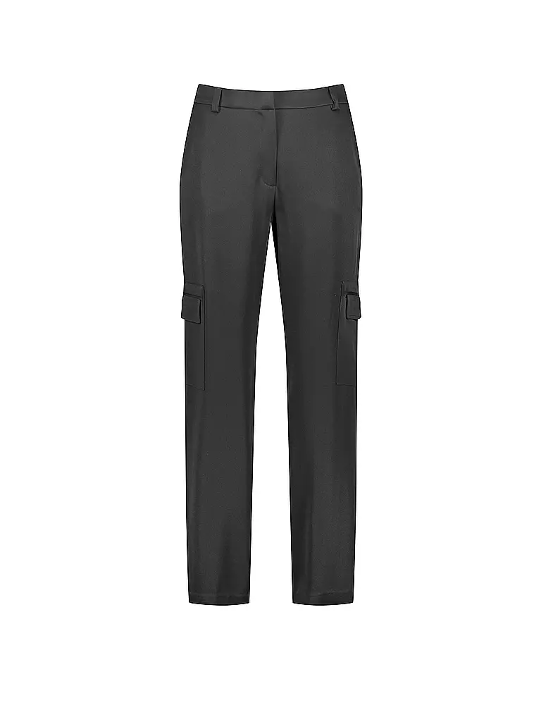 GERRY WEBER | Cargohose | schwarz