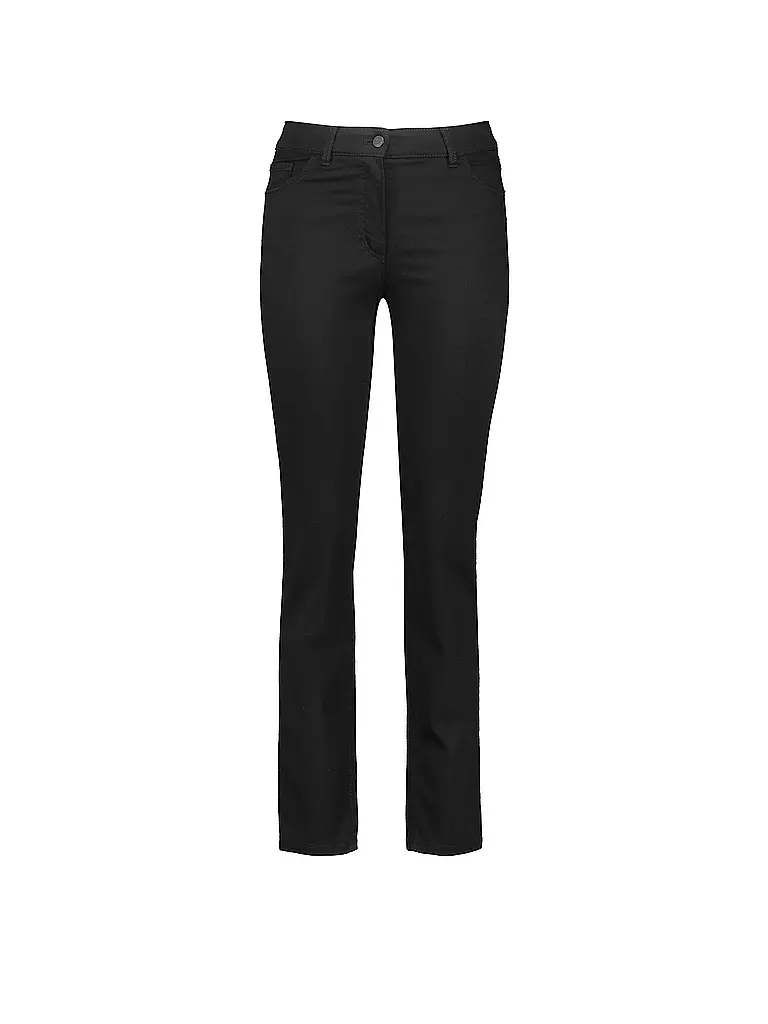 GERRY WEBER | Jeans Straight Fit | schwarz