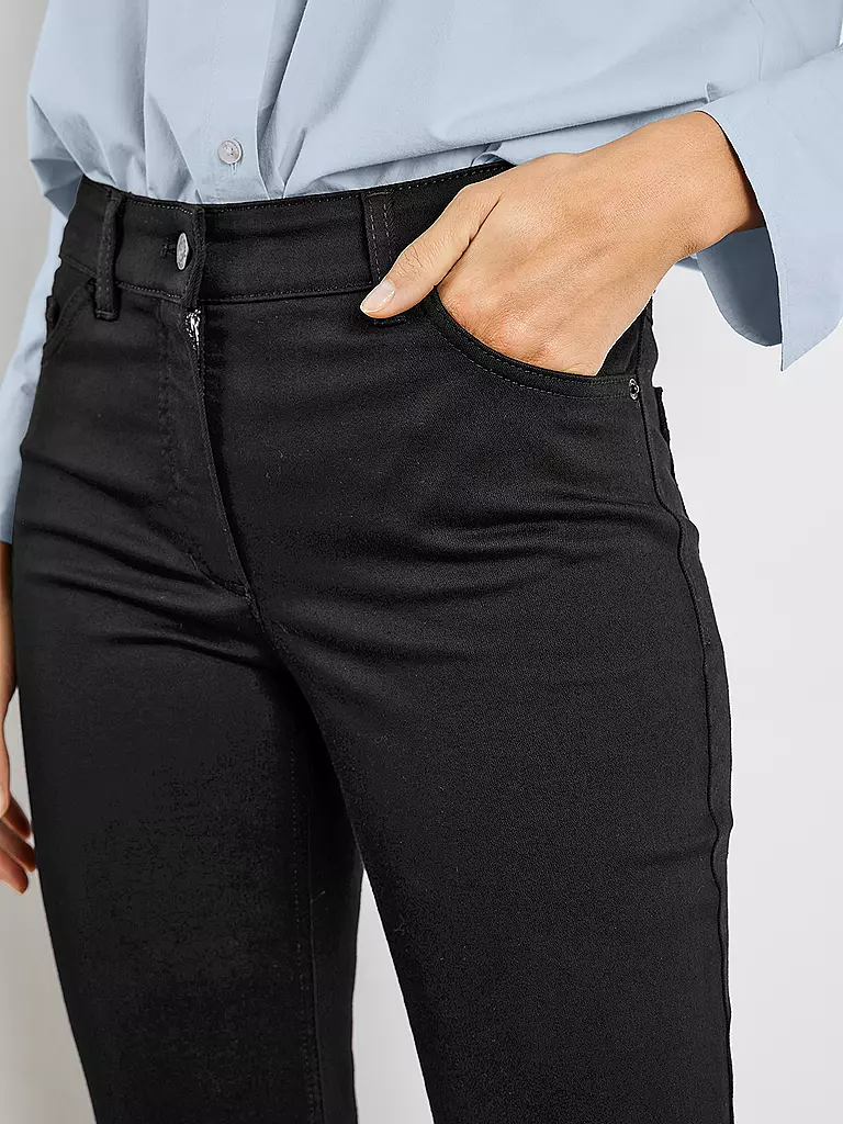 GERRY WEBER | Jeans Straight Fit | schwarz