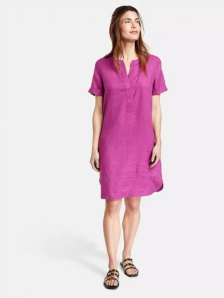 GERRY WEBER | Leinenkleid  | pink