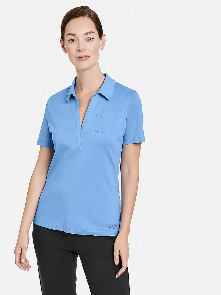 GERRY WEBER | Poloshirt  | blau