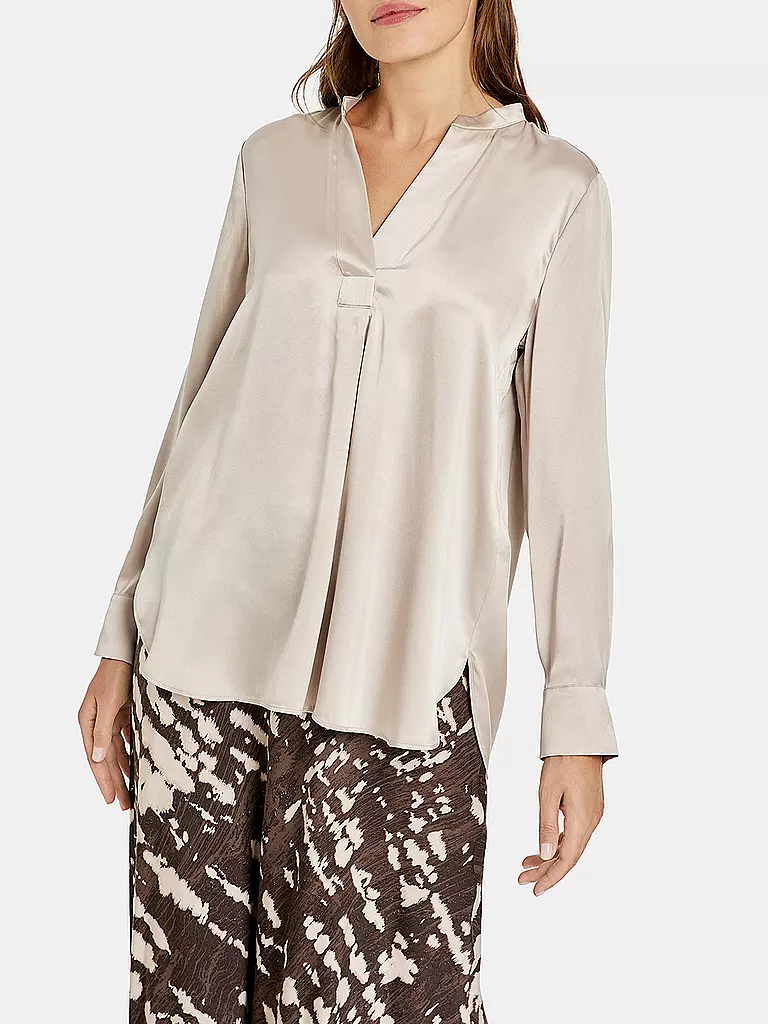 GERRY WEBER | Seidenbluse | beige