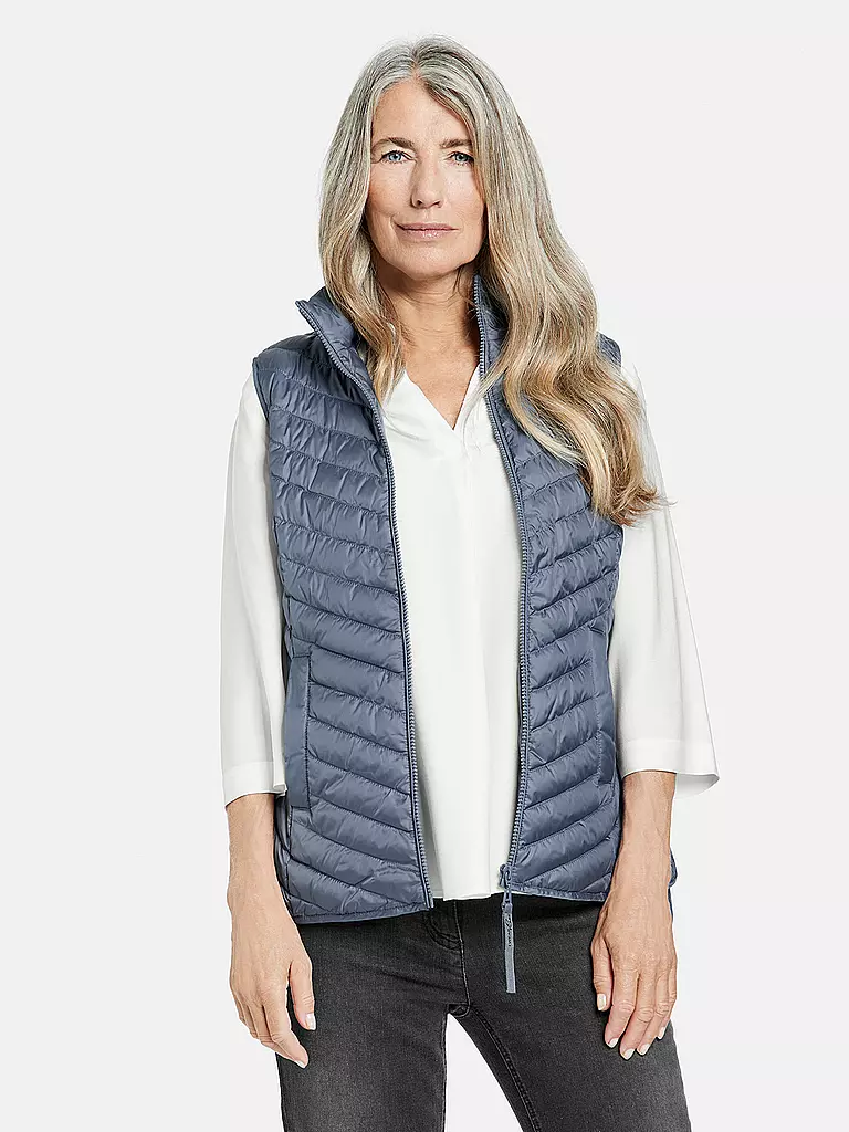 GERRY WEBER | Steppgilet | blau