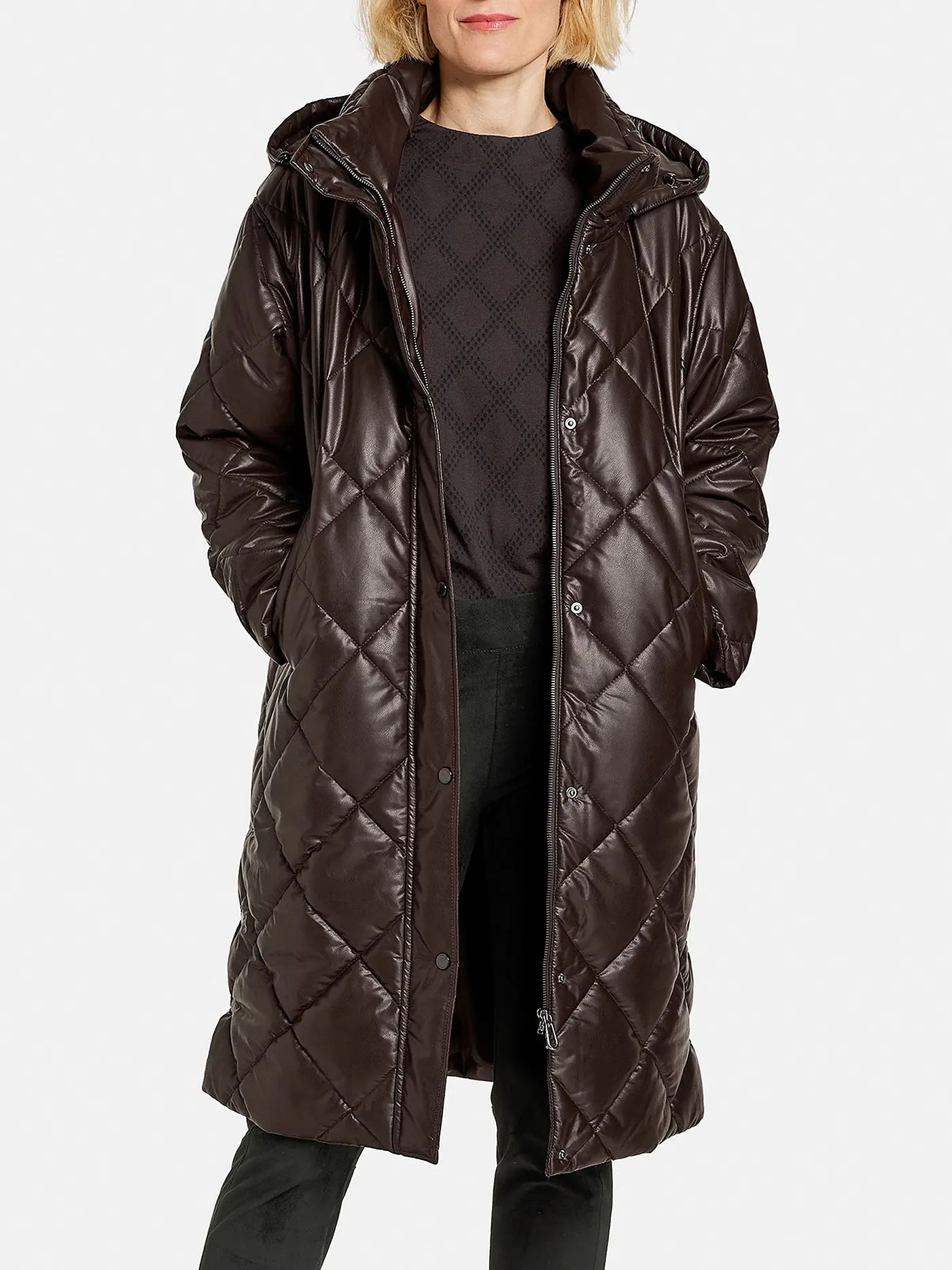 GERRY WEBER | Steppmantel | braun