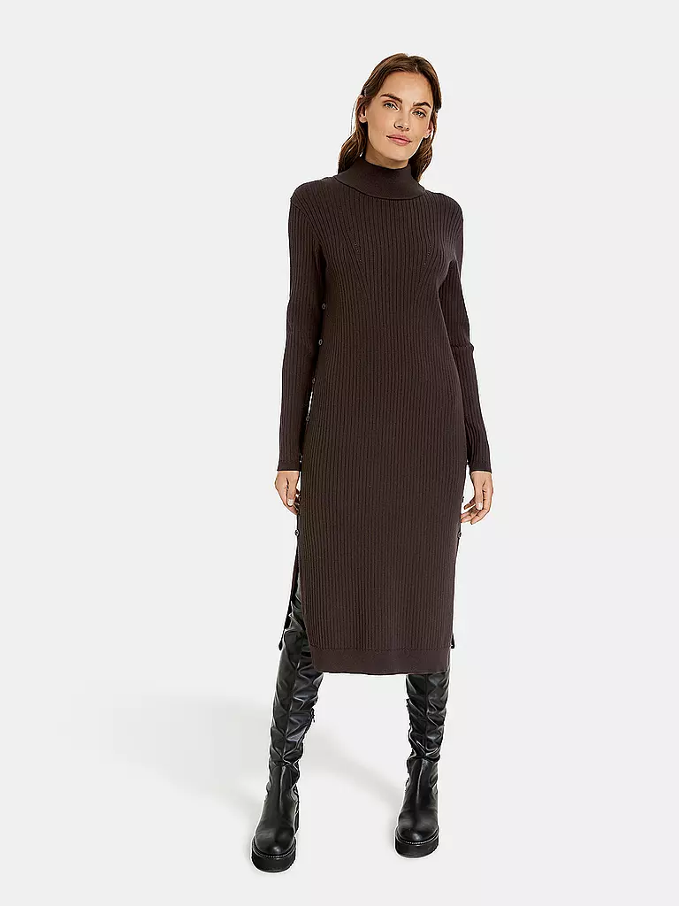 GERRY WEBER | Strickkleid  | braun
