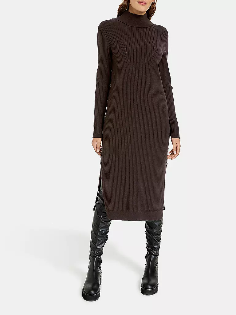 GERRY WEBER | Strickkleid  | braun