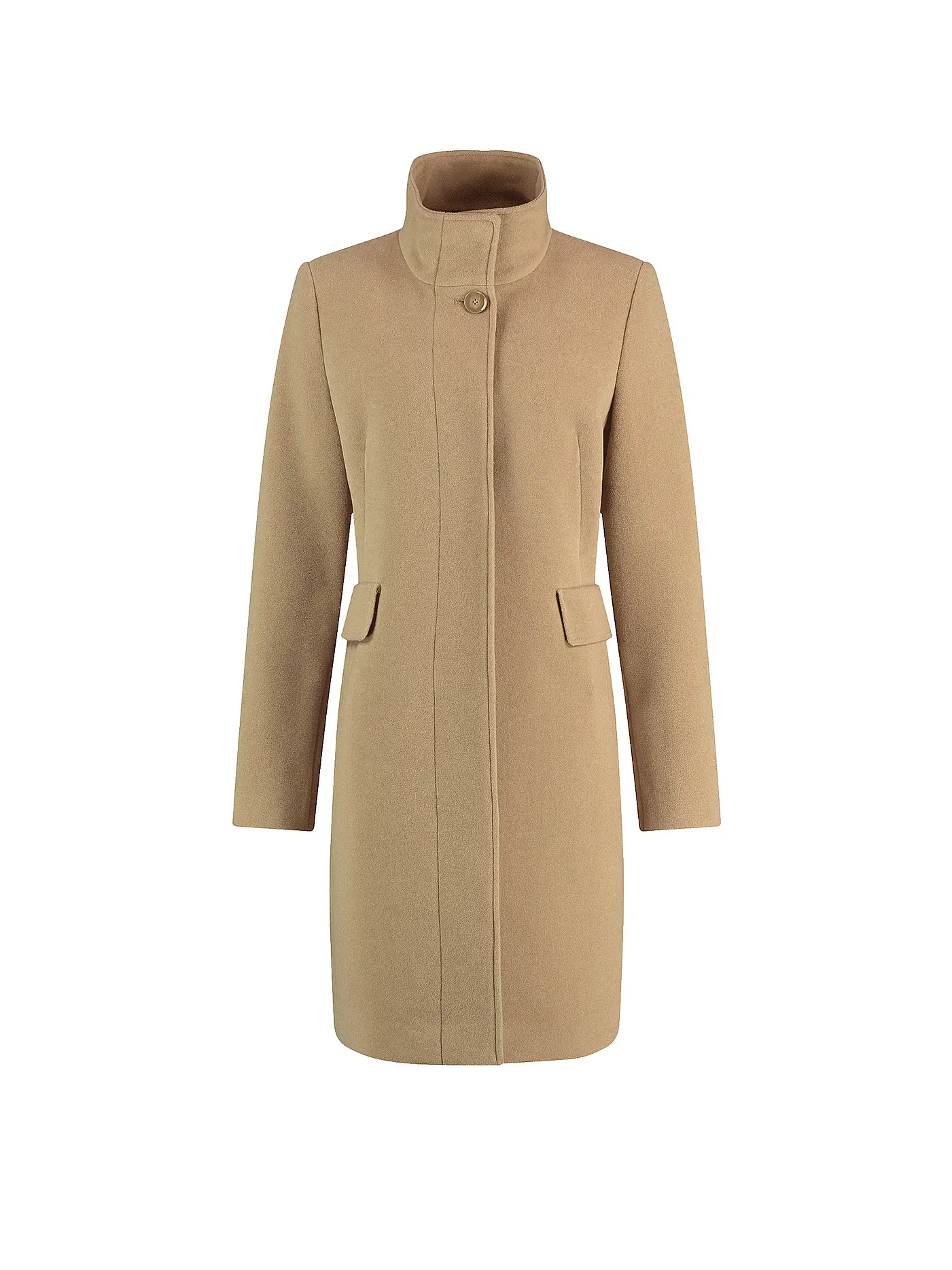 GERRY WEBER | Wollmantel  | camel