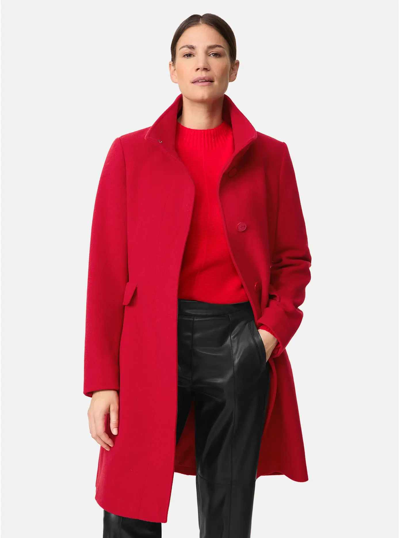 GERRY WEBER | Wollmantel | rot