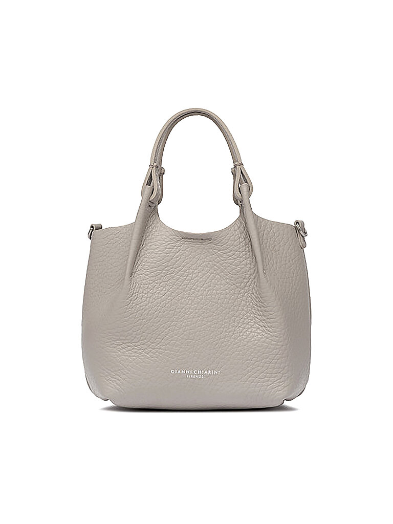 Gianni Chiarini Damen Hellgrau Ledertasche - Hobo Bag Dua Eg