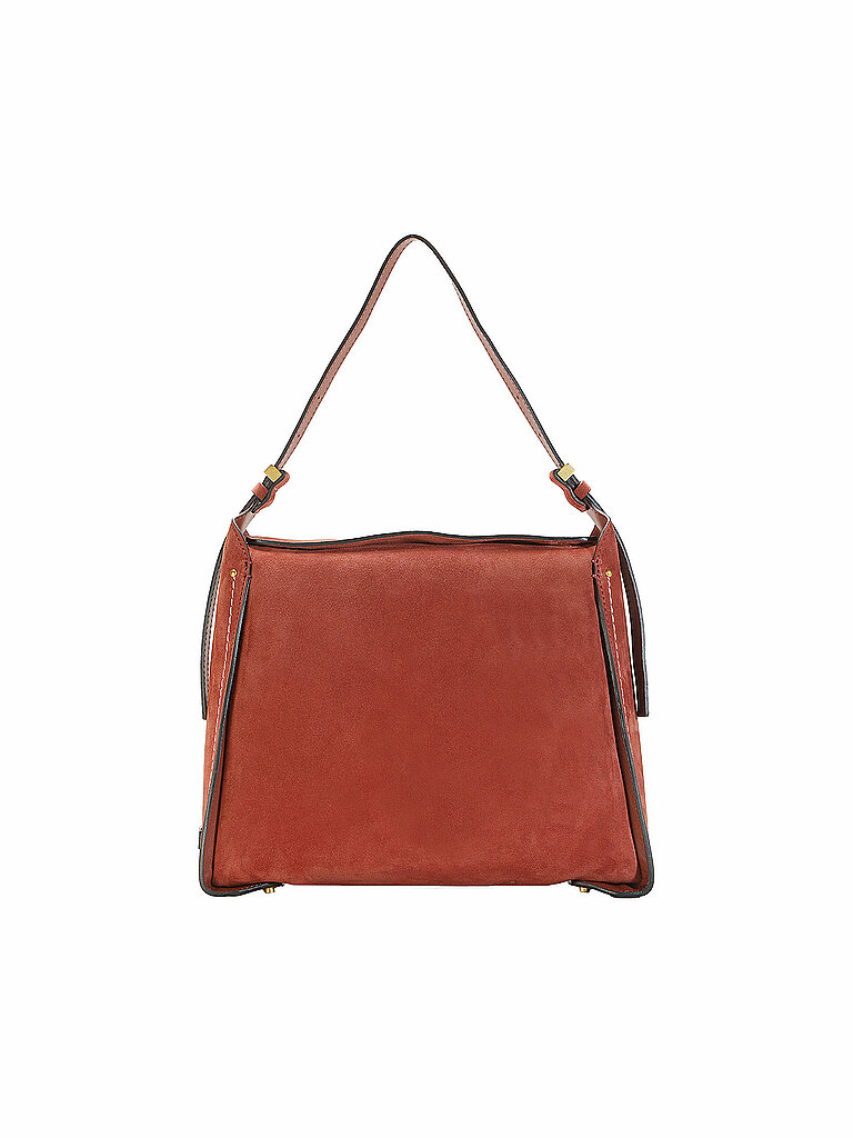 Ledertasche - Hobobag PENELOPE dunkelrot damen