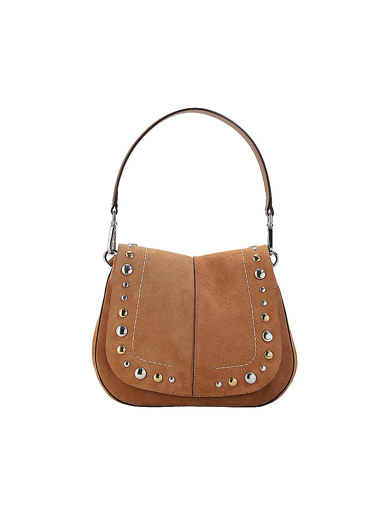 GIANNI CHIARINI Ledertasche - Umhängetasche HELENA ROUND camel
