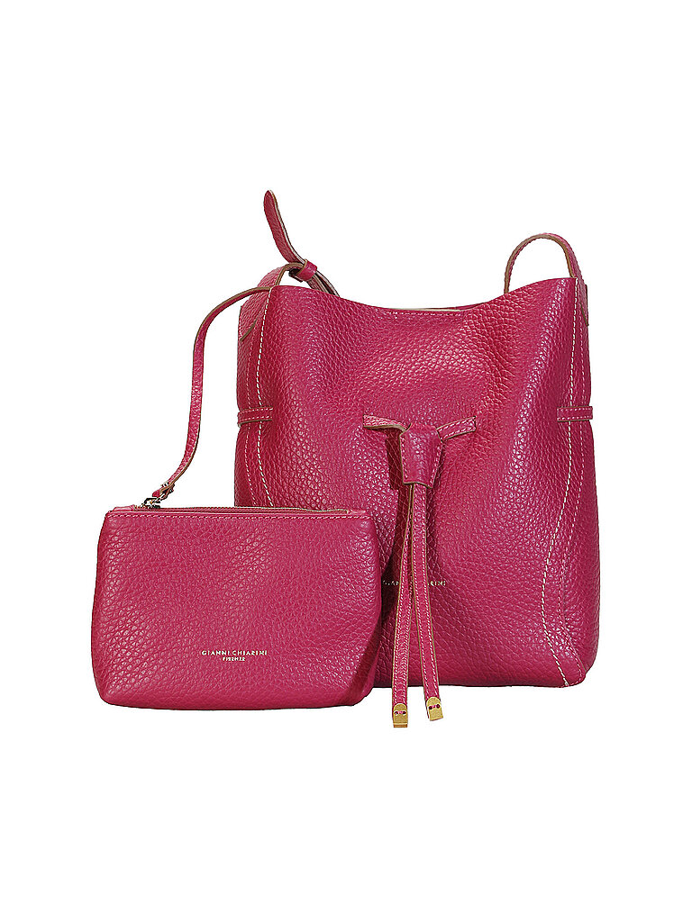 GIANNI CHIARINI Ledertasche - Bucket Bag SIENNA pink