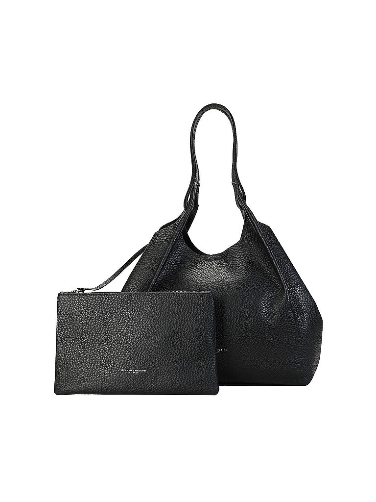 Ledertasche - Hobo Bag DUA schwarz damen