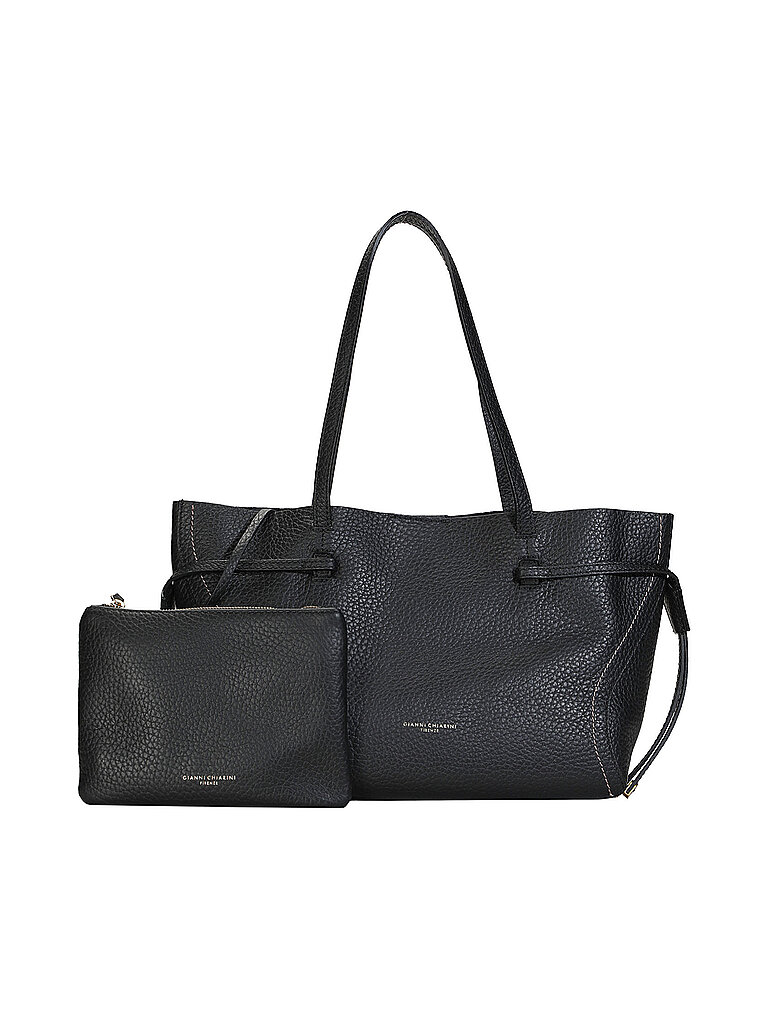 Ledertasche - Schultertasche VIOLETTE schwarz damen
