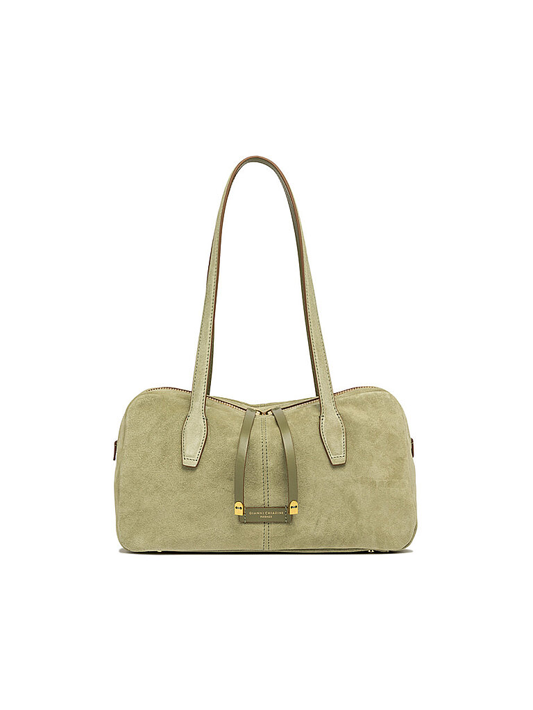 Ledertasche - Schultertasche ARYNA grün damen