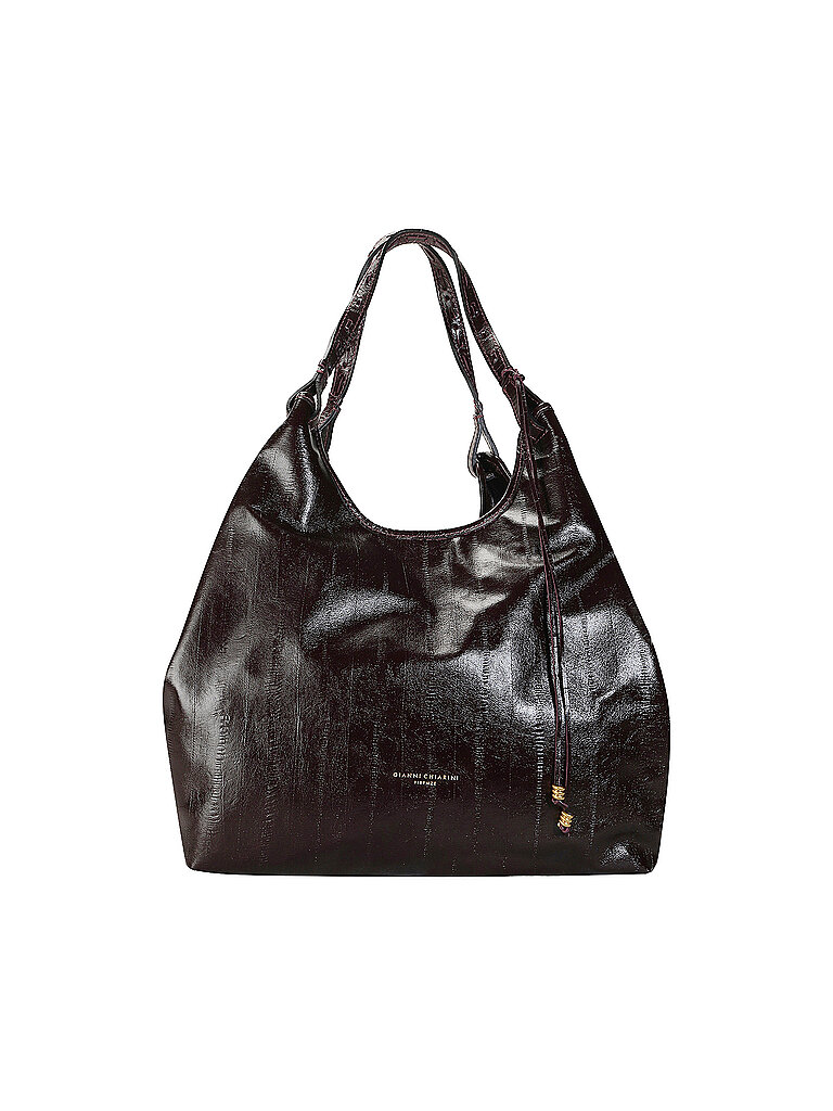 GIANNI CHIARINI Ledertasche - Hobo Bag DUA Large dunkelrot