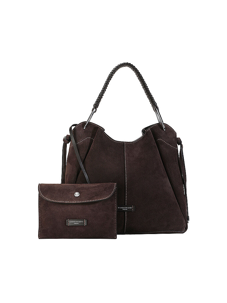 GIANNI CHIARINI Ledertasche - Hobo Bag ERA Medium braun