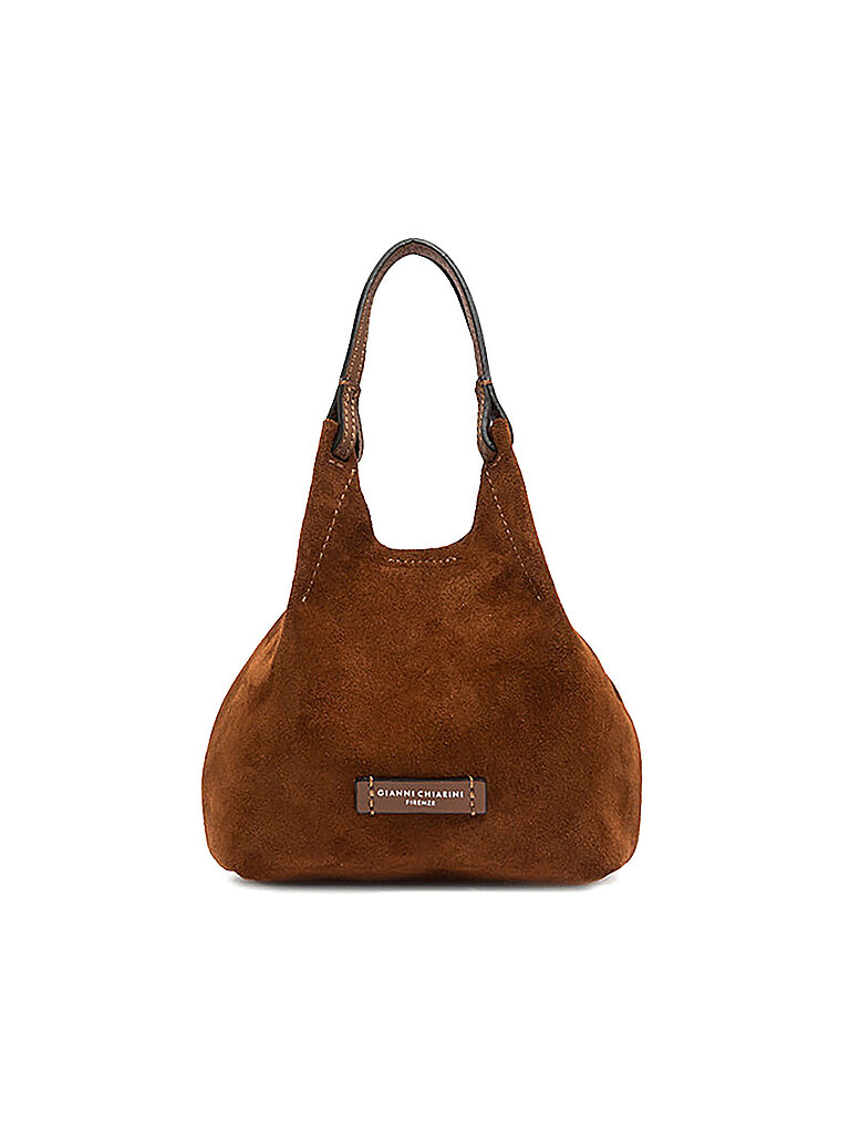 GIANNI CHIARINI Ledertasche - Hobo Bag DUA Small camel