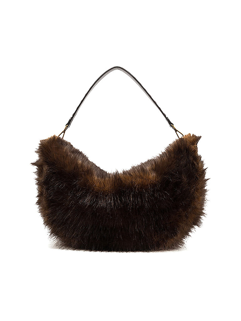 GIANNI CHIARINI Tasche - Schultertasche in Felloptik CLEO braun
