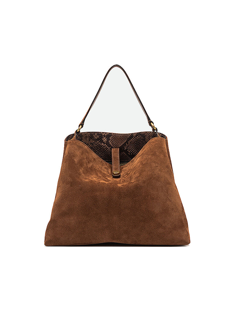 GIANNI CHIARINI Ledertasche - Schultertasche FIONA camel