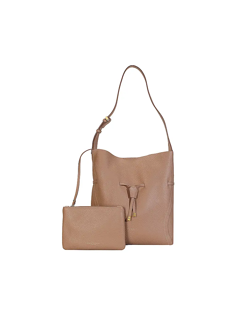 GIANNI CHIARINI | Ledertasche - Bucket Bag SIENNA | Beige